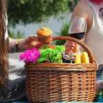 Lunchpakete-Picknick