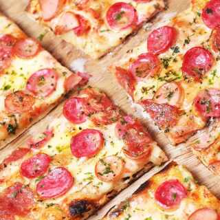 Pizza vom Blech - Essen für Viele