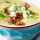 Schmorgurkensuppe mit Feta und Hack
