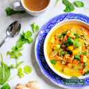 Thai-Curry-Suppe mit Hokkaido
