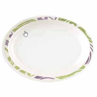 Essteller, oval